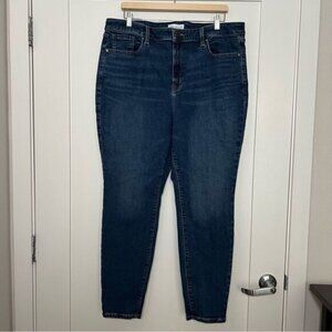 Lane Bryant Jeans Womens Size 20 Blue High Rise Skinny Flex Magic Waistband